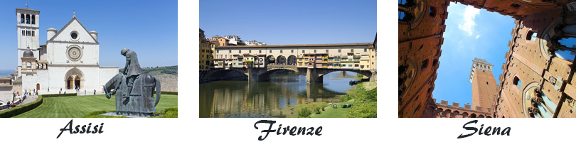 excursions to assisi, firenze and siena